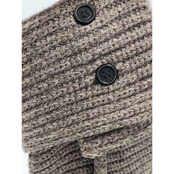 UGG Boots Womens Size 7 Classic Cardy Winter Knit Gray Mid Calf To Tall 1016555 - Picture 13 of 13